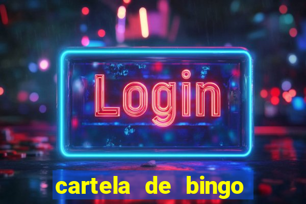 cartela de bingo cha de panela